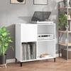 Vidaxl Board Cabinet, White, 84.5X38X89 Cm, Wood-Based Material