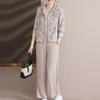 Mom's 2026 Stylish Hooded Jacket for Middle-Aged & Elderly Women - Casual Spring/Autumn Sportswear
