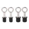 2PCS Boot Stecker Snap Griff Edelstahl Boot Ablauf Twist Stecker Marine Gummi Stecker Zubehör für 