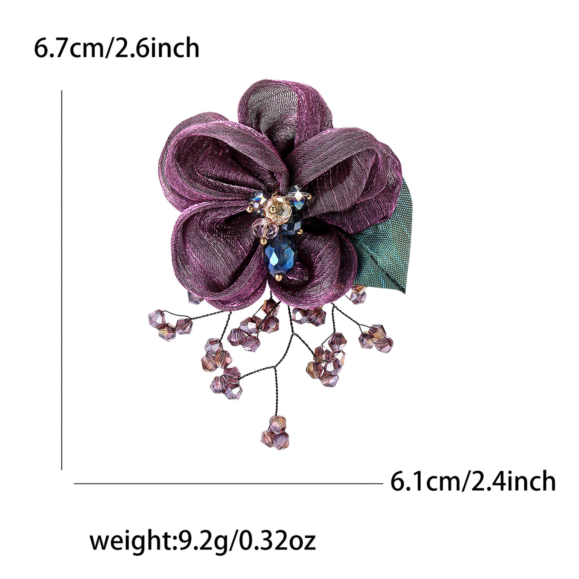 

Креативная кружевная ткань кисточка цветок брошь элитный темперамент женский кардиган шаль корсаж ювелирные изделия булавка
