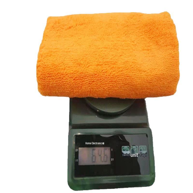 Lint-Free Absorbent Warp-Knitted Car Wash Towel for Waxing and Crystal Coating