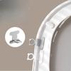 Household Thickened Silicone Toilet Lid Lifter Viscose Toilet Lid Lifter Contact-free and Non-dirty Portable Lid