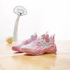 Anta Irregular 2 Sports Fashion Comfortable Non-Slip Wear-Resistant Mid-Top Kids Basketball Shoes Kids Basketball Shoes Pink Blue 322321102H-8