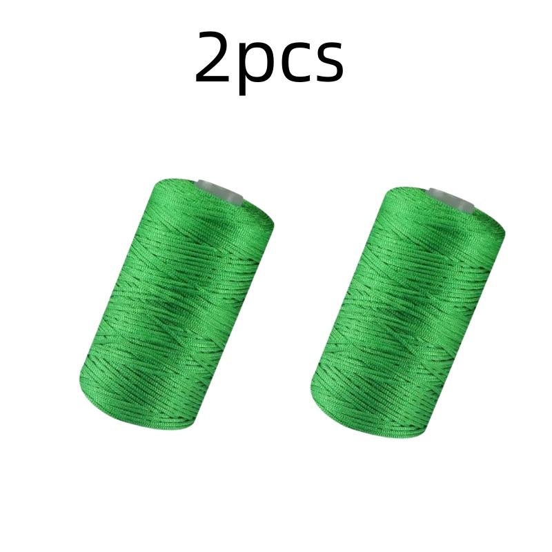 New Summer Crochet Yarn 1.5mm Thin Ice Cotton Thread for Hand Knitting Bag Hat Shoes 100g Hollow Line Colorful Nylon Cord