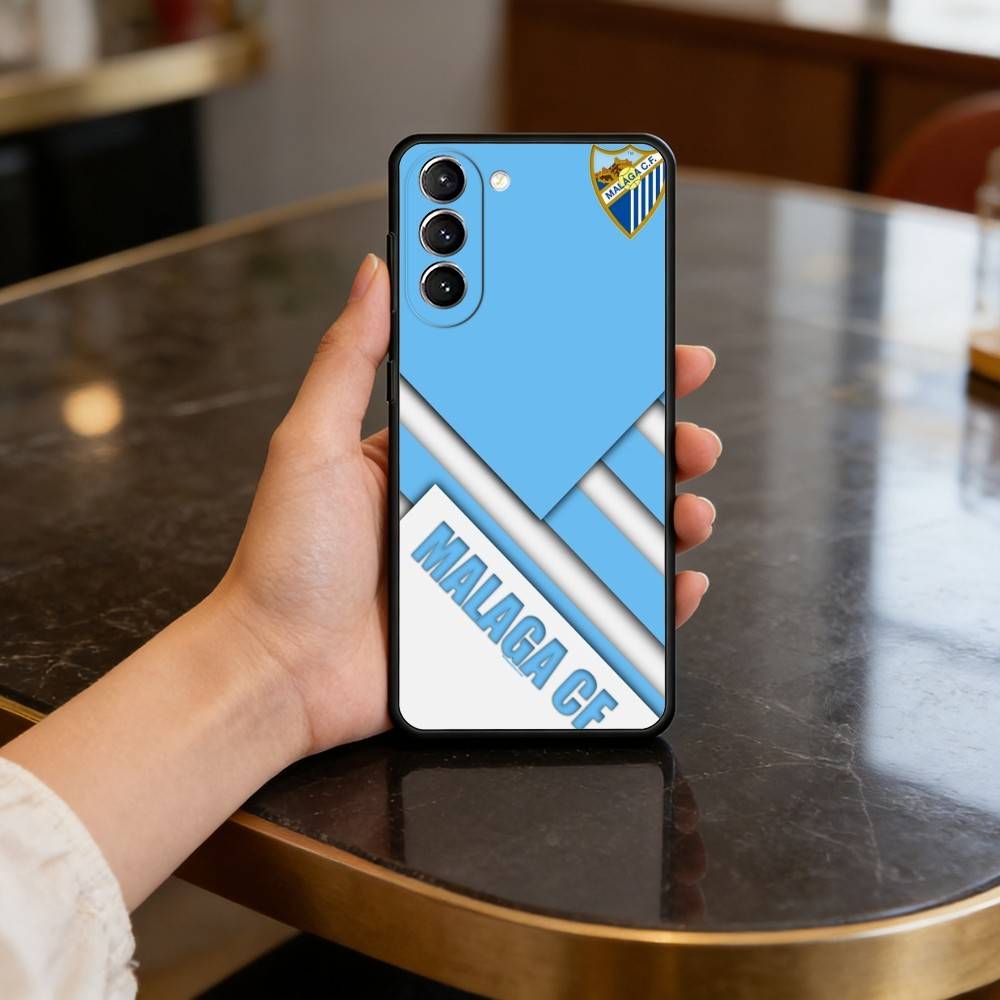 

M-Malaga-GA C-CF Phone Case For Samsung S25,24,23,22,30,21,10,9,Ultra,Plus,Lite,FE,4,5 G Soft Black Case Samsung S21lite