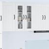 vidaXL Wall Cabinet LUCCA White 60 X 31 X 80 Cm Particleboard