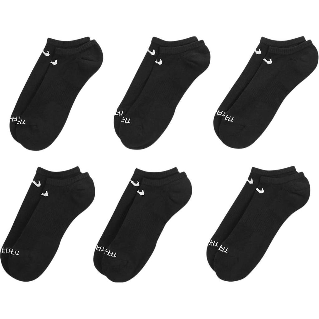 Nike No Show Socks Men's 6 Pack SX6898-010