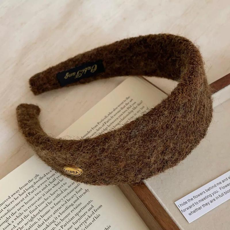 Red headband for women, wide-brimmed, hair-pressing, face-washing headband, high-end, stylish, fashionable headwear, hairpin headband