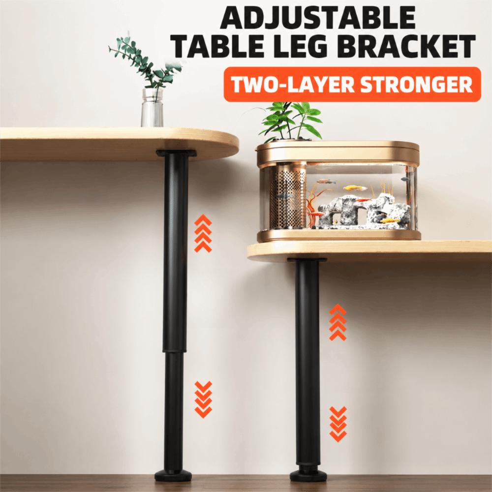 Load Bearing Support Telescopic Table Legs Non-Slip Desk Support Foot Stand Cabinets