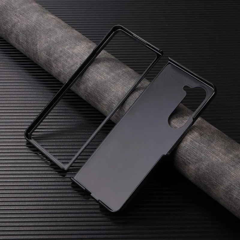 Retro Protective Phone Case for Samsung Z Fold 6 5 4 3Fold6 Fold5 Fold4 Fold3 5G Card Slot Holder Wallet Hard Leather Cover