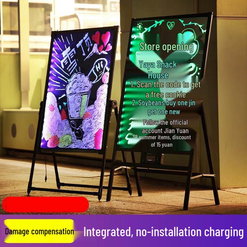 Zhanwu Rechargeable LED Fluorescent Display Board