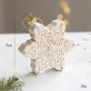 Christmas Creative Painted Special-shaped Platinum Pendant Christmas Decoration Nordic Christmas Tree Decoration Pendant Gift