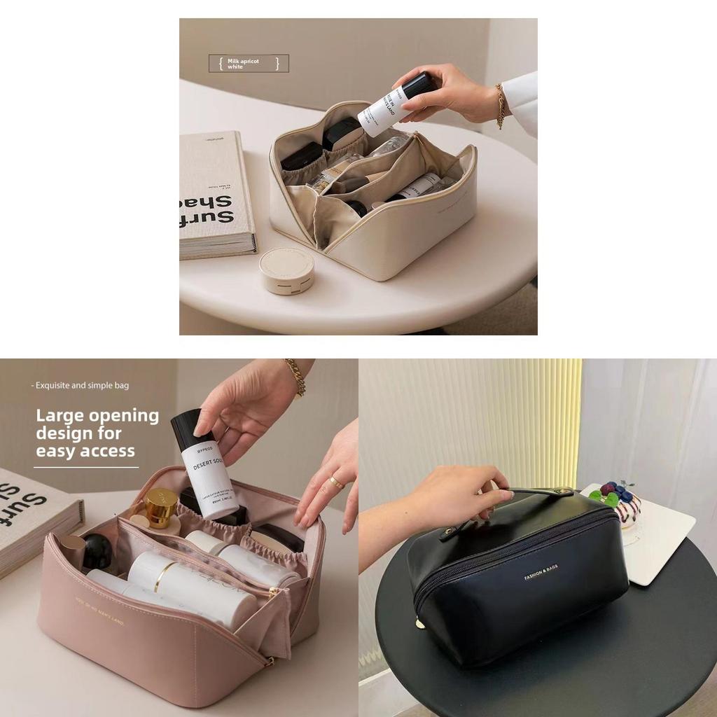 High End Travel Toiletry Bag With Versatile Functionality For Makeup Storage