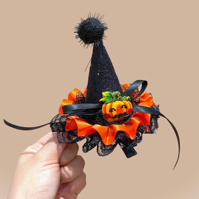 Halloween Decoration Headwear Halloween Party Cosplay Prop Dress Up Mini Hat Horror Skull Bat Hair Hoop Halloween Prop Hat