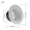 ABS Air Vent Extract Valve Grille Round Diffuser Ducting Air Ventilation Cover Air Volume Kitchen Bath Outlet 100mm