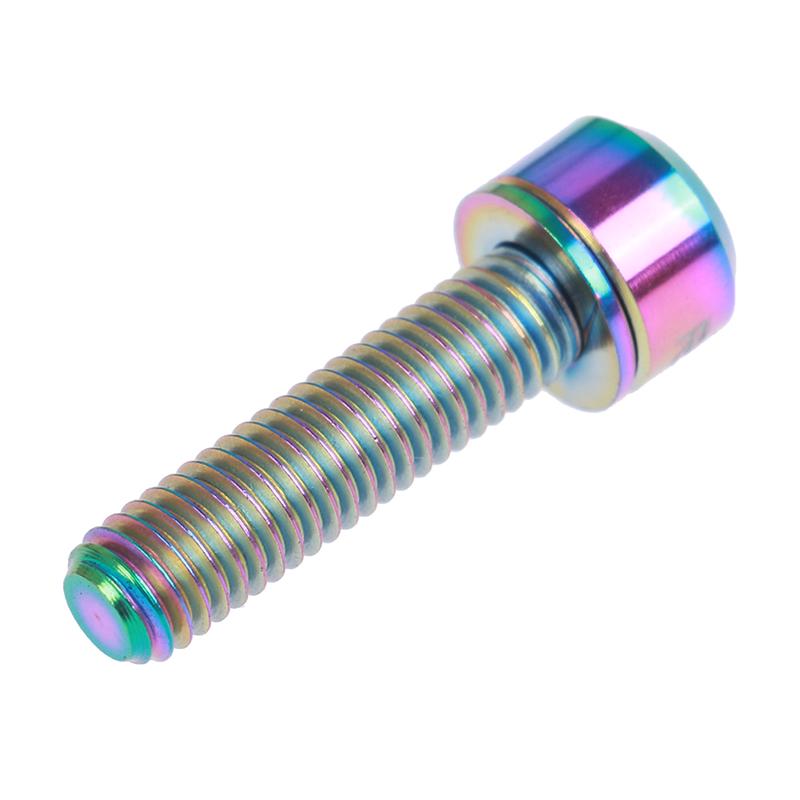 6pcs Ti Titanium Bolt Screw for Bicycle Stem Cycling Bike Ultralight Stem ScrWR 6pcs Ti Titanium Bolt Screw for Bicycle Stem Cycling Bike Ultralight Stem ScrWR