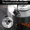 Stainless Steels Outdoor Hiking Kettles Pot Cookware Camping Kettles Stovetop Whistling Teapot Camp Teas Coffee Pot