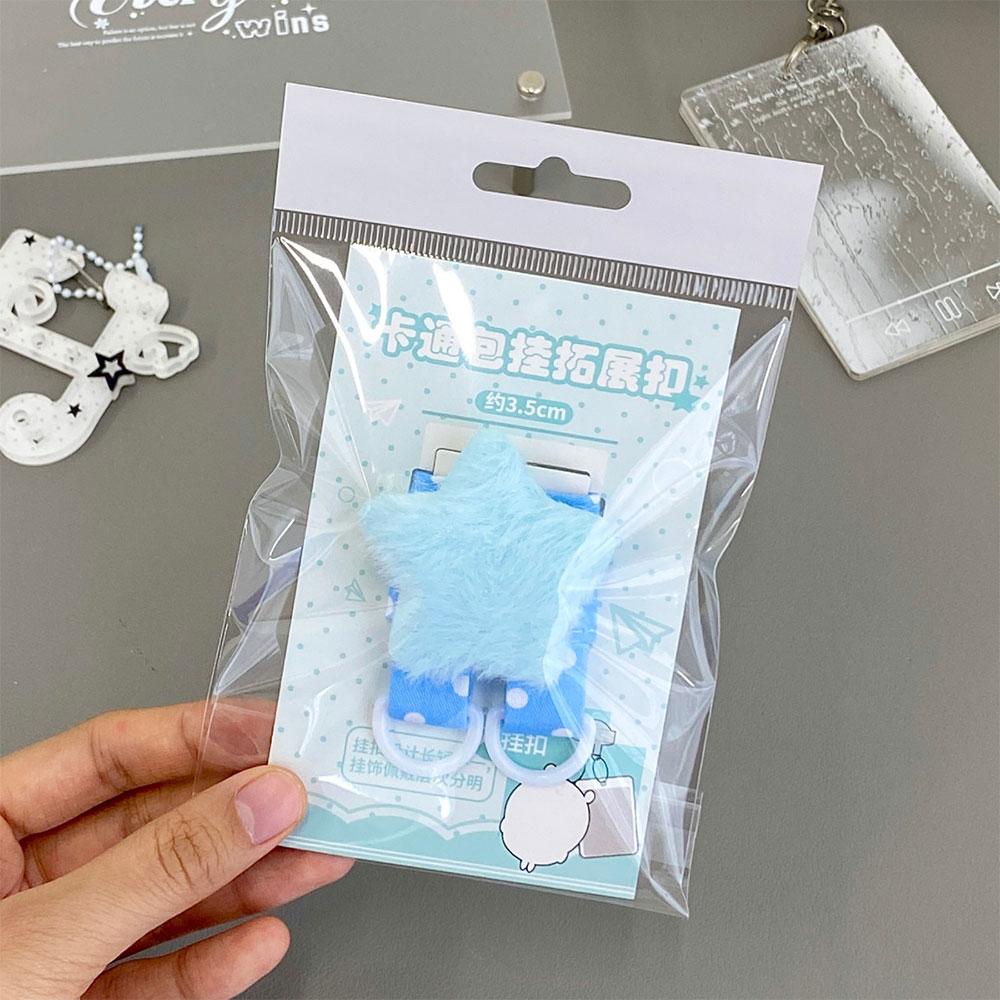 Kawaii Plüsch Flügel Taschengurt Verlängerer Niedlicher Stern Taschengurt Verlängerer Mit Doppelring Tasche Organizer Für Kpop Fotokarten Halter