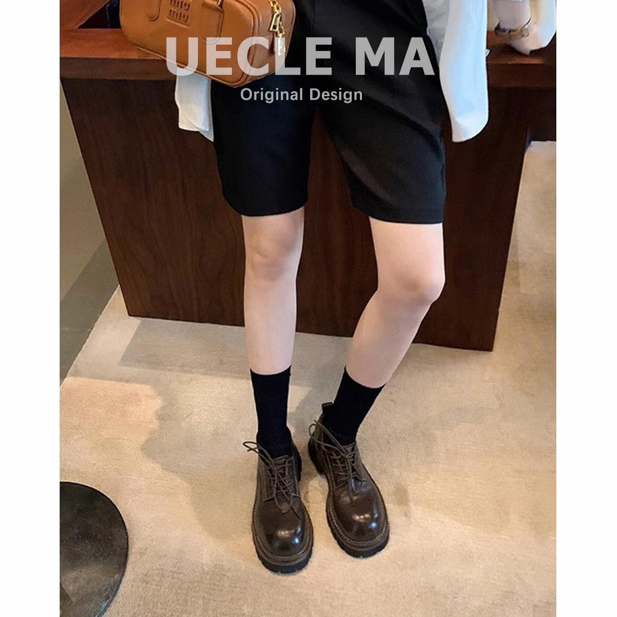 

Horse leather pattern platform small leather shoes women s British style 2025 spring and autumn new loafers retro big head shoes genuine leather sin 40