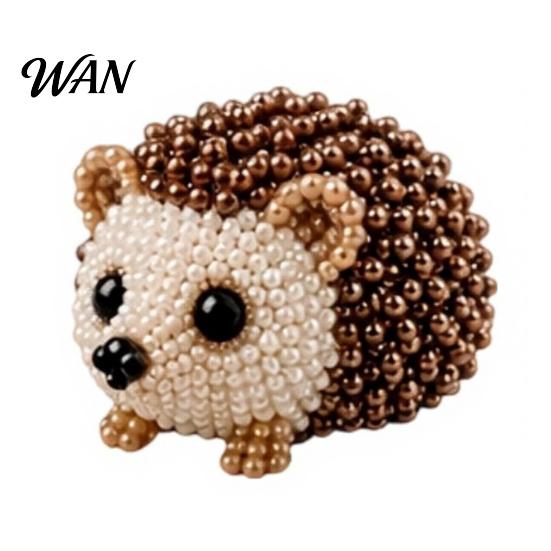 Adornos de Cuentas Texturizadas Kit DIY de Cuentas de Animales, Pequeño Set de Manualidades con Cuentas 3D, Lindo Kit Creativo de Arte con Cuentas para Principiantes Adolescentes Adultos Alivio del Estrés