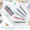 Thenshop Gel Ink Pen Retractable Ballpoint Pens with 0.5 mm Black Click Refill Smooth Writing Cute Quick Dry Fine Point Piloting Aesthetic(20
