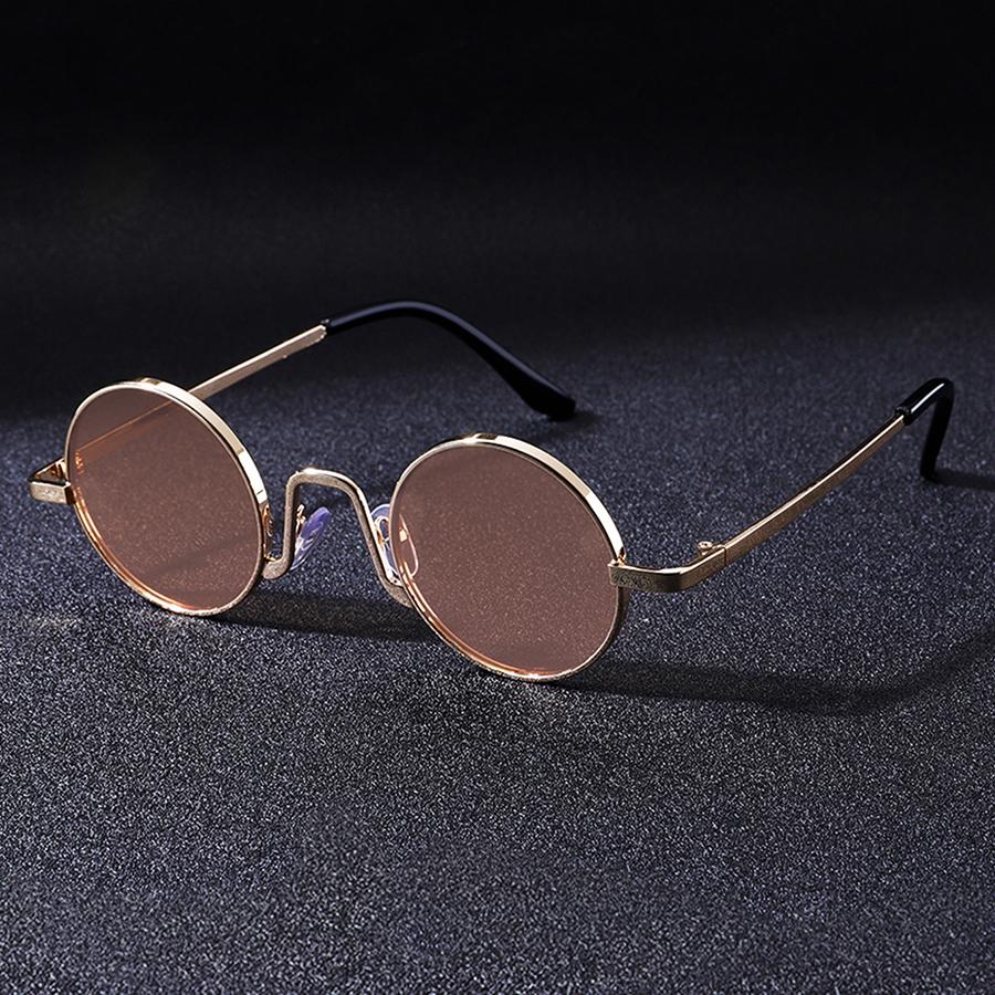 

Дизайн Ретро Круглая Рамка Солнцезащитные Очки Для Мужчин Поляризованные UV400 Женские Повседневные Водительские Очки Аксессуары розовый