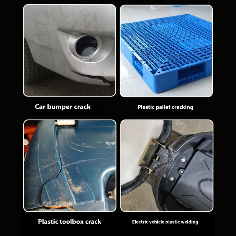 Heavy Duty Professional Automotive Plastic Repair Welding Kit Includes 200 Nails Pliers For Bumper Toys Household Items