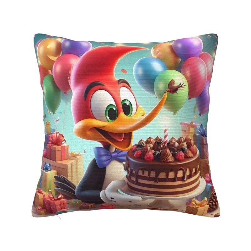 Custom Disney Woody Woodpecker IX Pillow Case for Sofa Cartoon Kawaii Anime Nordic Cushion Cover Soft Pillowcase
