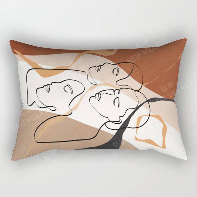Nordic fall home decor 30*50 throw pillow cover sofa modern abstract geometric boho living room Cushion cover 50x70 30x50 40x60