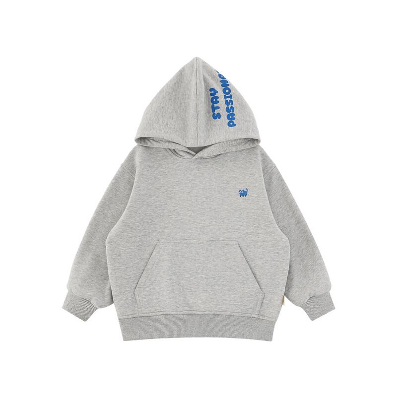 

YouYou Boys Cat Embroidered Casual Hooded Sweatshirt 100cm