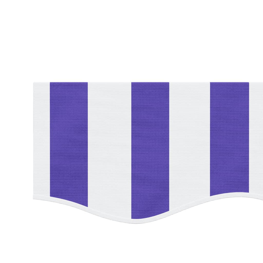 Awning Valance Blue and White Striped 3.5 m