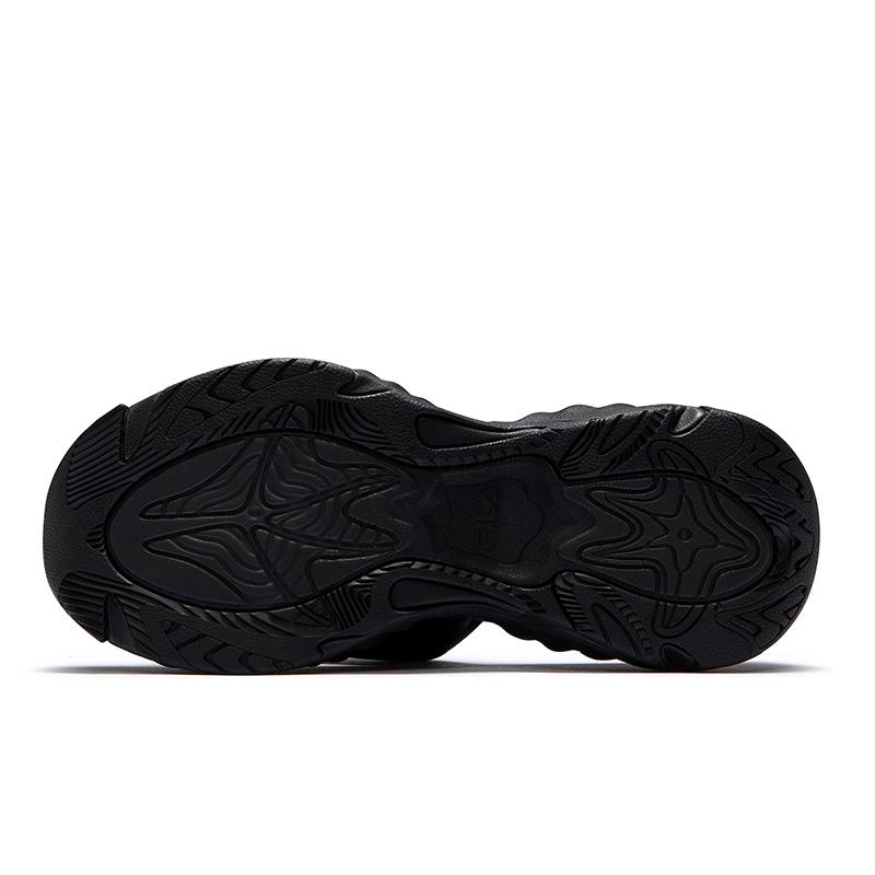 Fila Fusion Starfish Slipper Fashion Versatile Non-Slip Slide Sandals Women slippers Black Gray T12W521804FTP