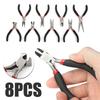 Premium 8pcs Mini Pliers Tools Set For Jewelry Making With Comfortable Grip And Unique Design