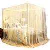 Elevated Three-door Palace Mosquito Net with Stainless Steel Frame