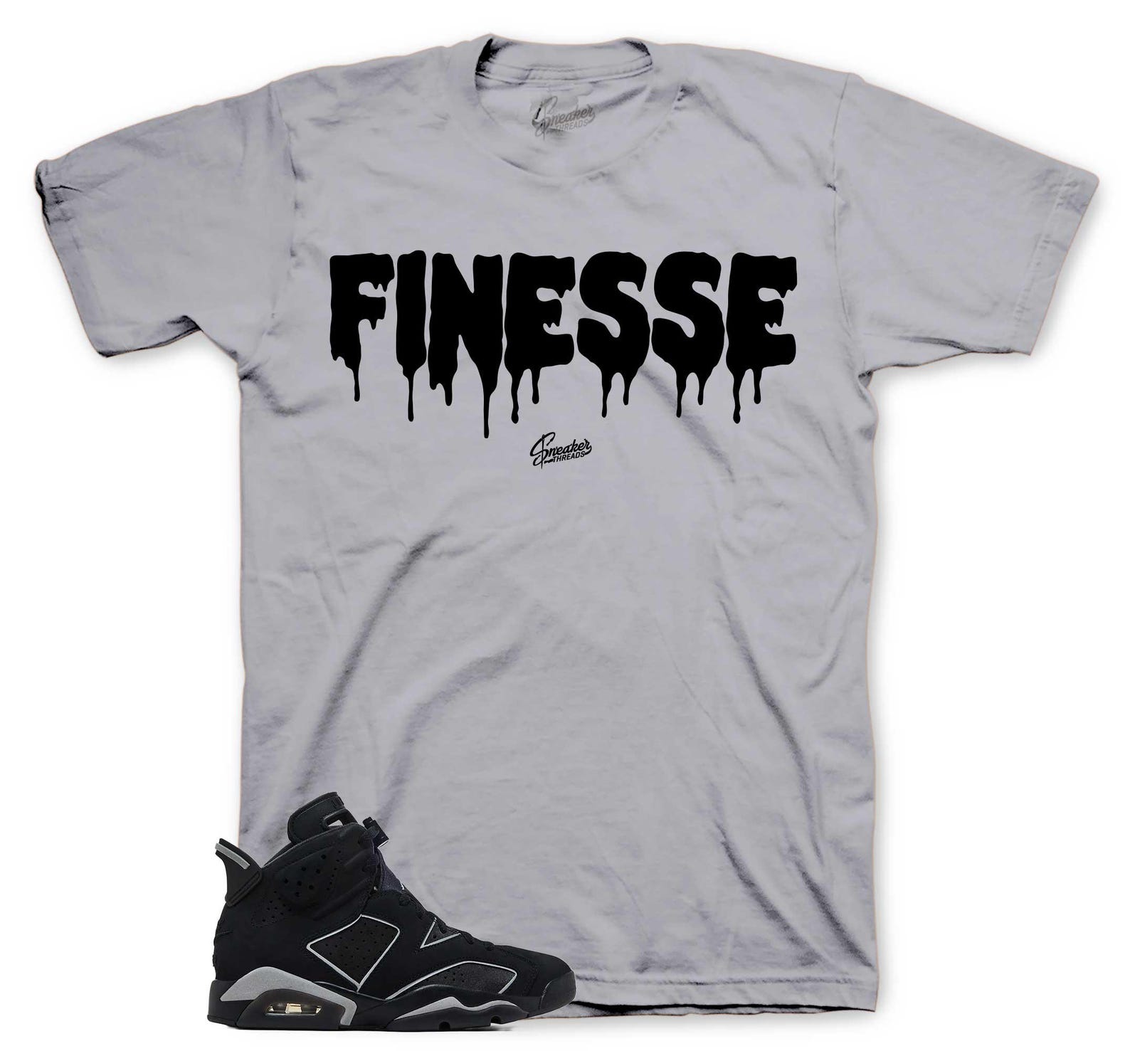 T-Shirt To Match Retro 6 Cap & Gown - Finesse Shirt 4XL