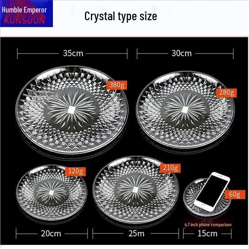 Acrylic Crystal Fruit Plate