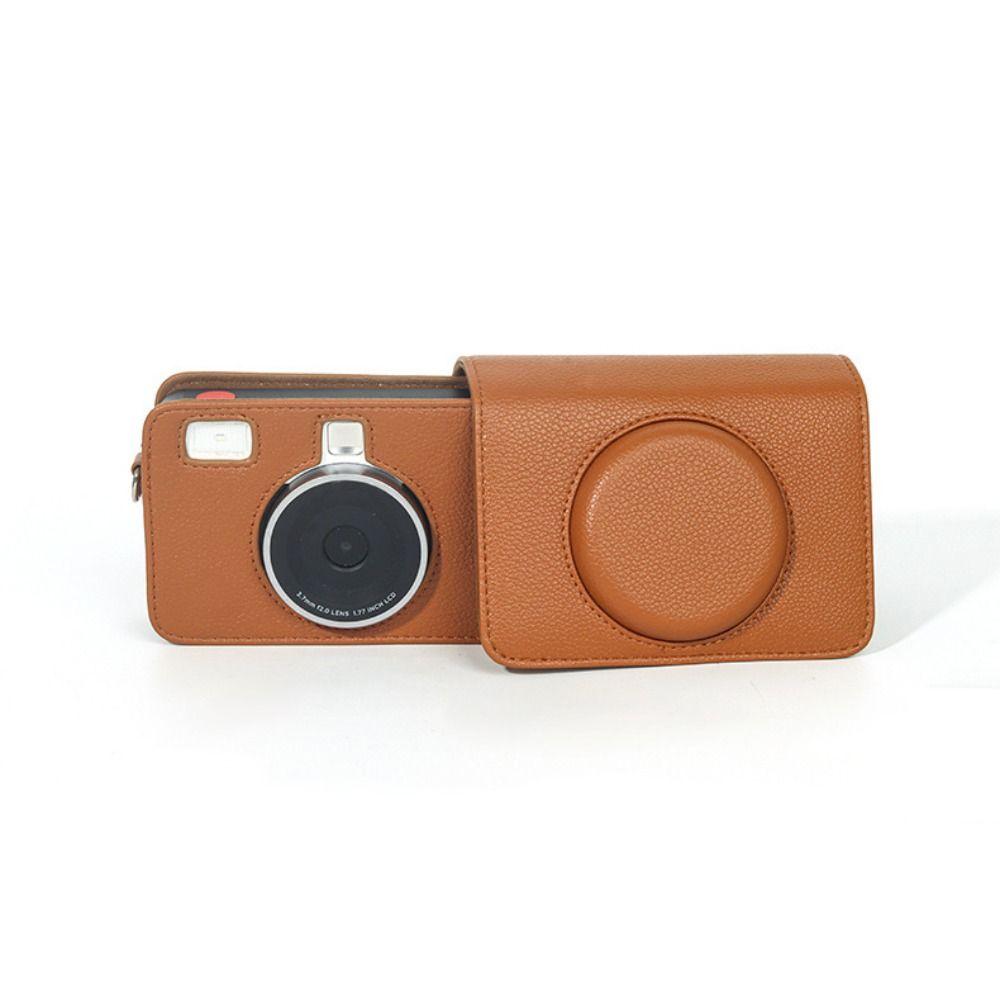 Anti Scratch Protective Cover PU Leather Storage Bag for Kodak Mini Shot 2 Retro C210R Travel