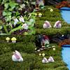 NEW Selling Artificial Mini Miniatures Fairy Garden Moss Terrarium Resin Crafts Decorations Stakes Craft