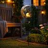 Solar Animal Garden Light, Moon Cat Bird Dog Solar Light with Metal Stake, Solar Powered Outdoor Animal Crescent Light for Patio Pathway Yard Decor