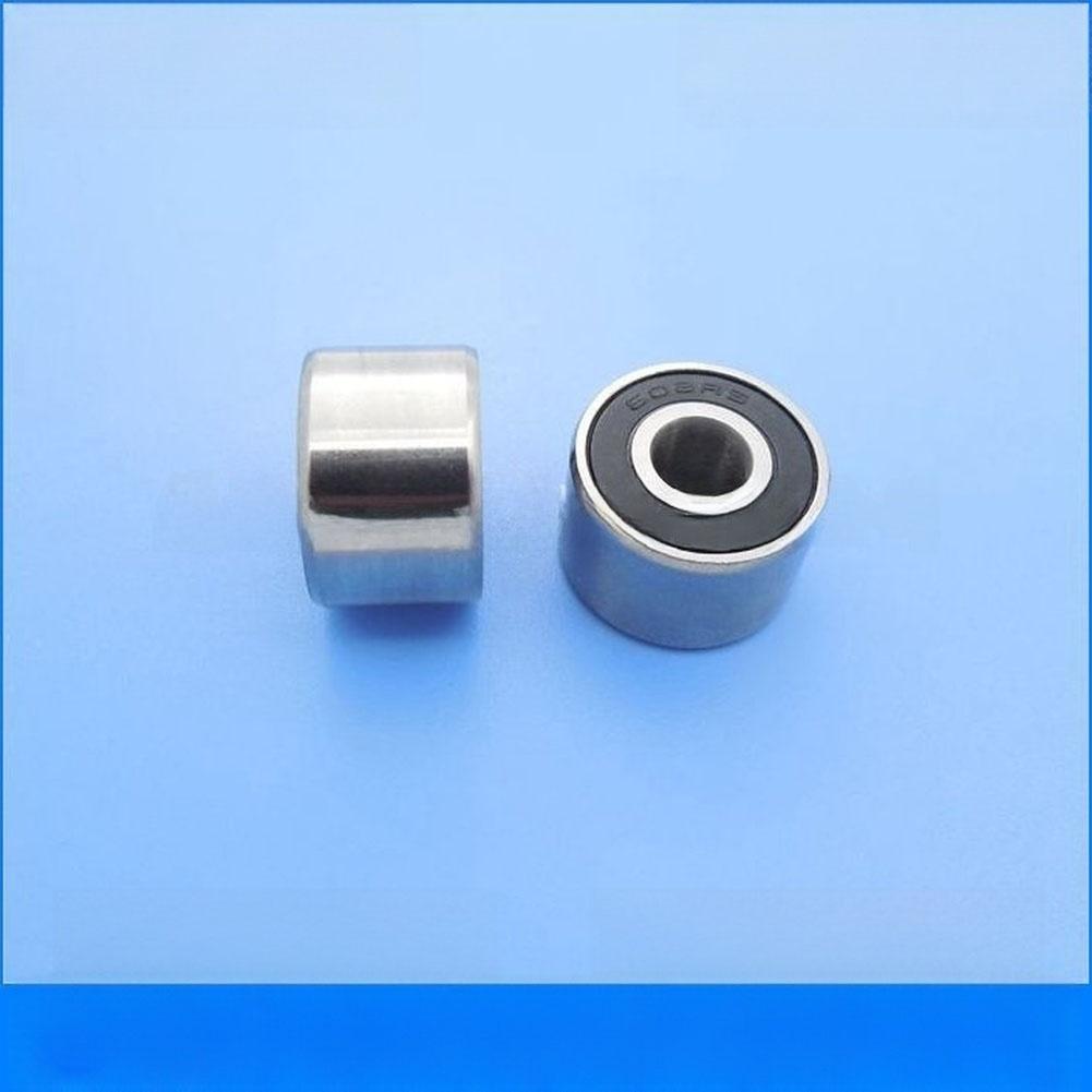 Roulement à billes étanche 608W14 2RS Alésage 8 mm Diamètre extérieur 22 mm Largeur 14 mm pour machines textiles et systèmes de moteurs