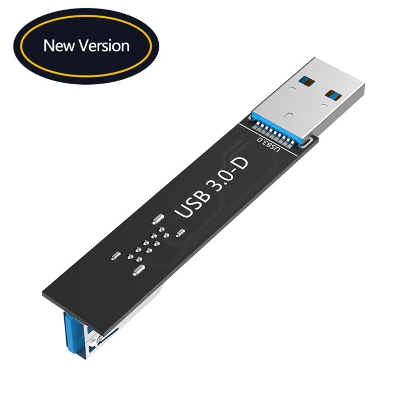 USB3.0 D Expansion Card D Type Male to Female Connector Plug Adapter For Wide Compatibiliy Computer Connection USB3.0-D