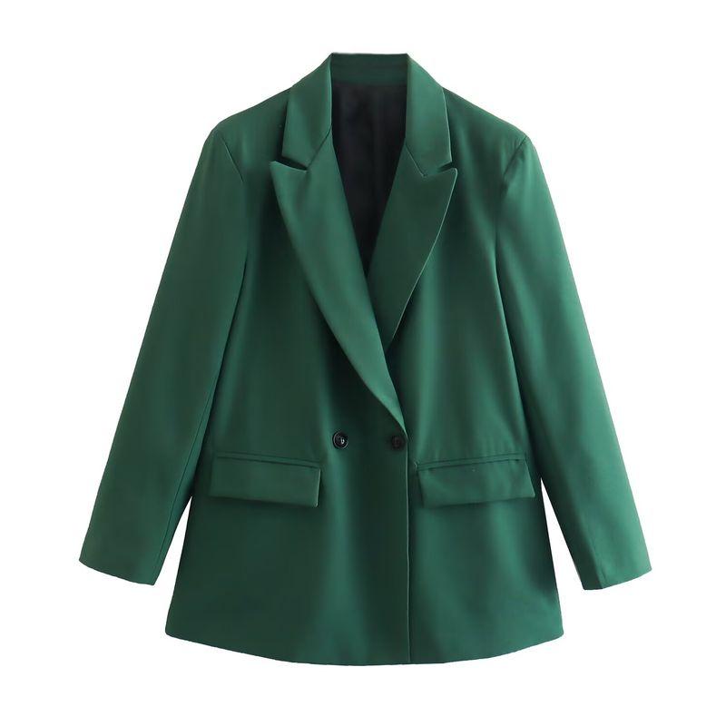 Araltay New Arrival Fashion Style Women's Clothing Fashion All-Match Pure Color Profile Double Breasted Suit Outwear 2753122
