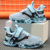 28-40 Children's Plus Size Fashionable Thick Sole Fly Woven Camouflage Running Shoes Sports and Casual Shoes