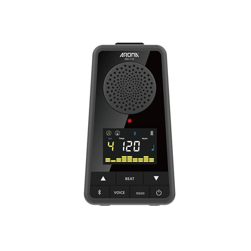 Anoma Rechargeable Bluetooth Metronome with Speaker and Universal Stand for Piano, Violin, and Drums