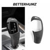 BBJT8 For BMW E60 X5 E70 X6 E71 Series 5 Made of Alcantara Wrap Car Interior Gear Shift Knob Protect Cover Trim Tuning Accessories