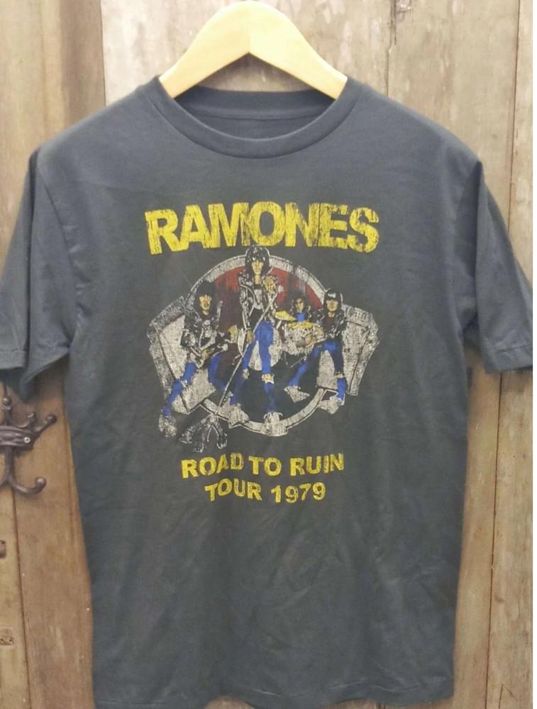 RAMONES Новый Винтажный Футболка с Логотипом Группы Унисекс Футболка XXXL