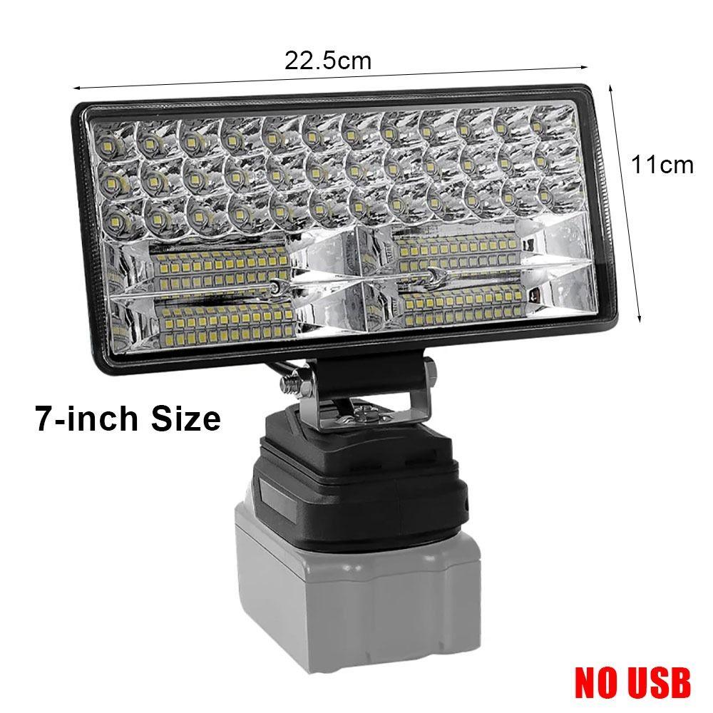 1Pcs Portable Working Spotlights 3/4/5/7/8Inch Fishing Light Led Light  Fit for Makita 18V Battery