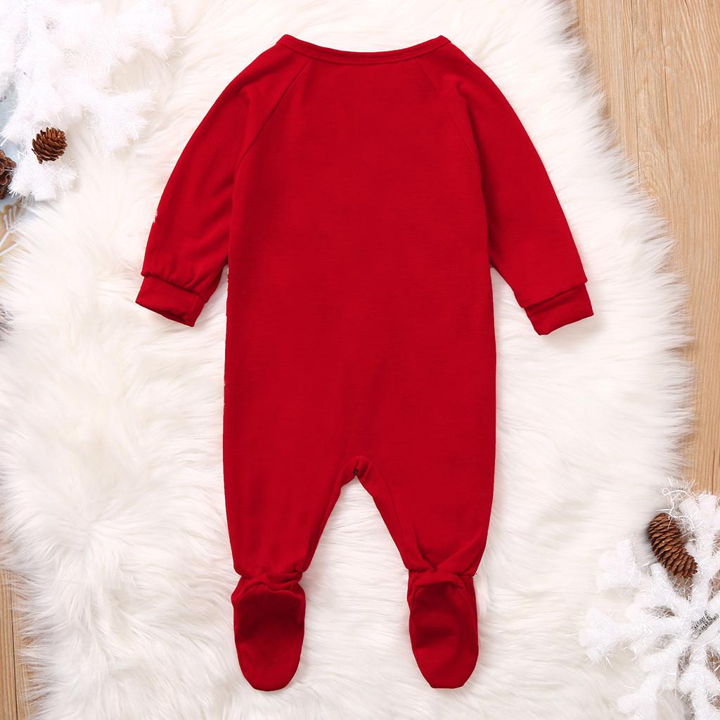 Toddler Xmas Infant Baby Boy Girl Deer Romper Jumpsuit Christmas Clothes Outfits