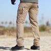 Men's Tactical Cargo Pants Outdoor Durable Work Trousers Multi Pocket Straight Leg Lightweight Breathable Fabric for Summer