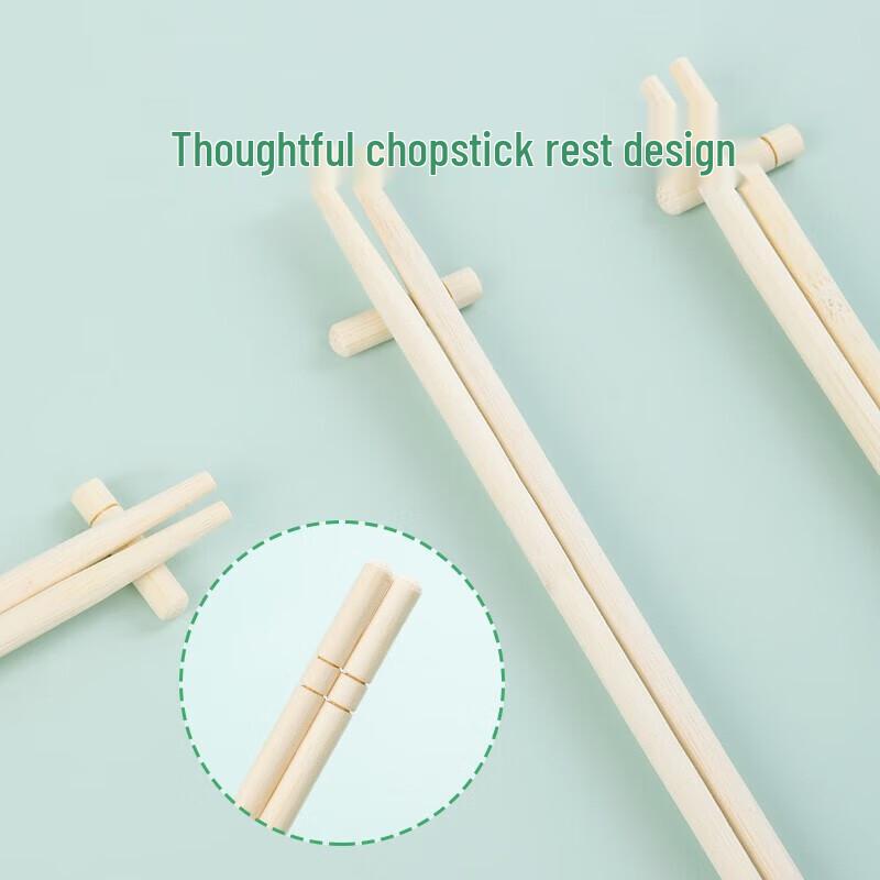 ONYLM Individually Wrapped Bamboo Chopsticks